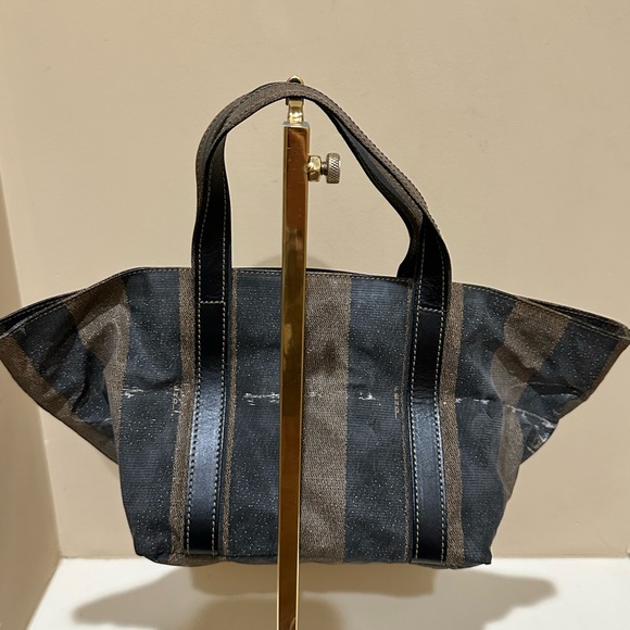 Vintage Fendi Roma Pequin FF Mini Tote Bag - Picture 4 of 12